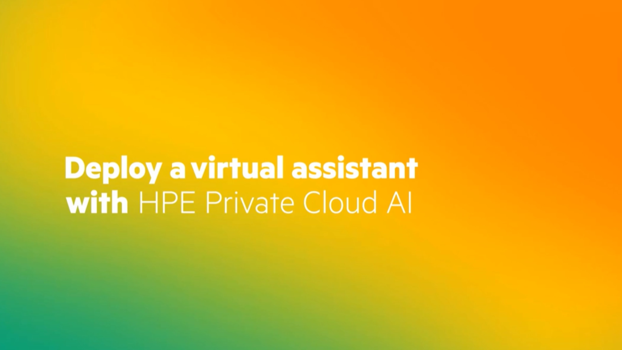 Hewlett Packard Enterprise introduces one-click-deploy AI applications ...