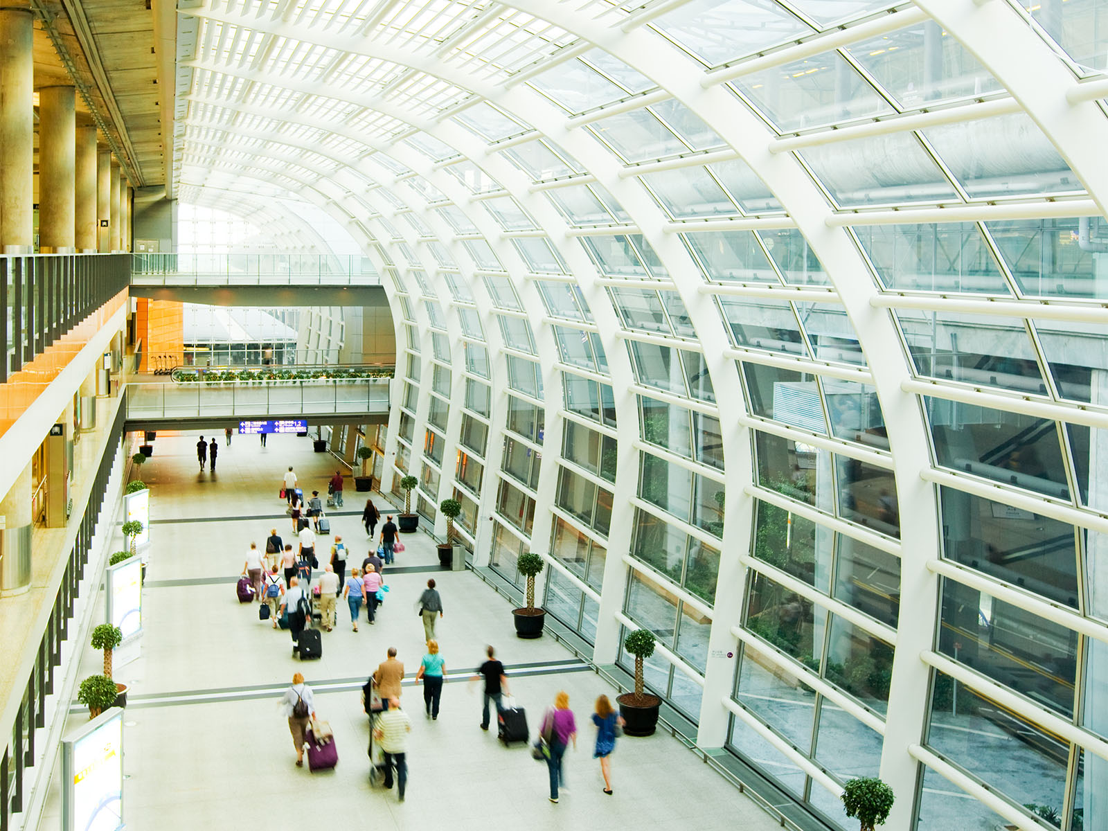 Structured data, like this airport's structured design, is typically highly organized.