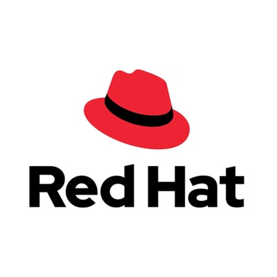 Red Hat logo.