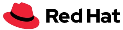 Red Hat logo.