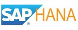 Sap Hana logo.